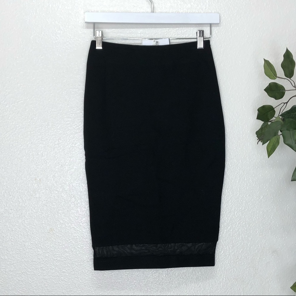 NWT Lucyparis Black Pencil Skirt